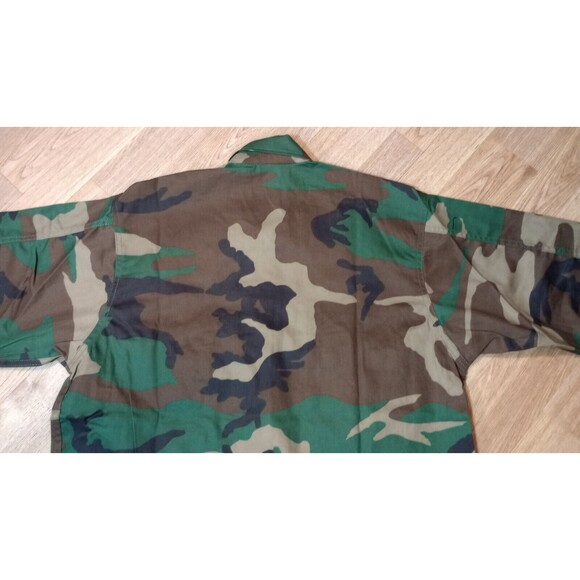 NWT Rothco Jacket Mens Small Woodland Camo Field Button Shirt Uniform BDU Army - Picture 12 of 16